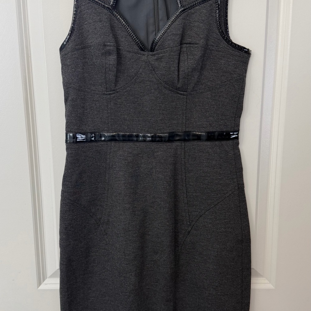 Tracy Reese Charcoal Sleeveless Mini Dress